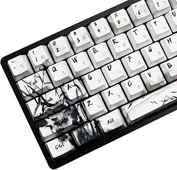 Amazon.com: MOLGRIA Keycaps 68 Set Ink Panda for 68 Keys Keyboard